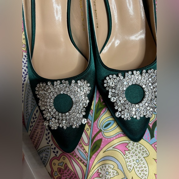 Erijunor Emerald green shoes - Picture 6 of 8